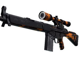 G3SG1 | Orange Crash (Battle-Scarred)