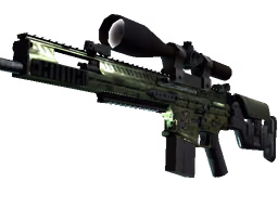 SCAR-20 | Green Marine (Well-Worn)
