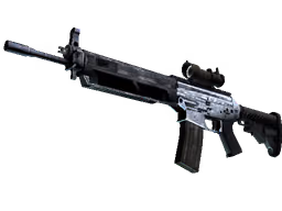SG 553 | Damascus Steel (Minimal Wear)