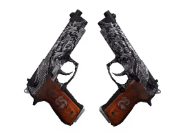 Dual Berettas | Dualing Dragons (Battle-Scarred)